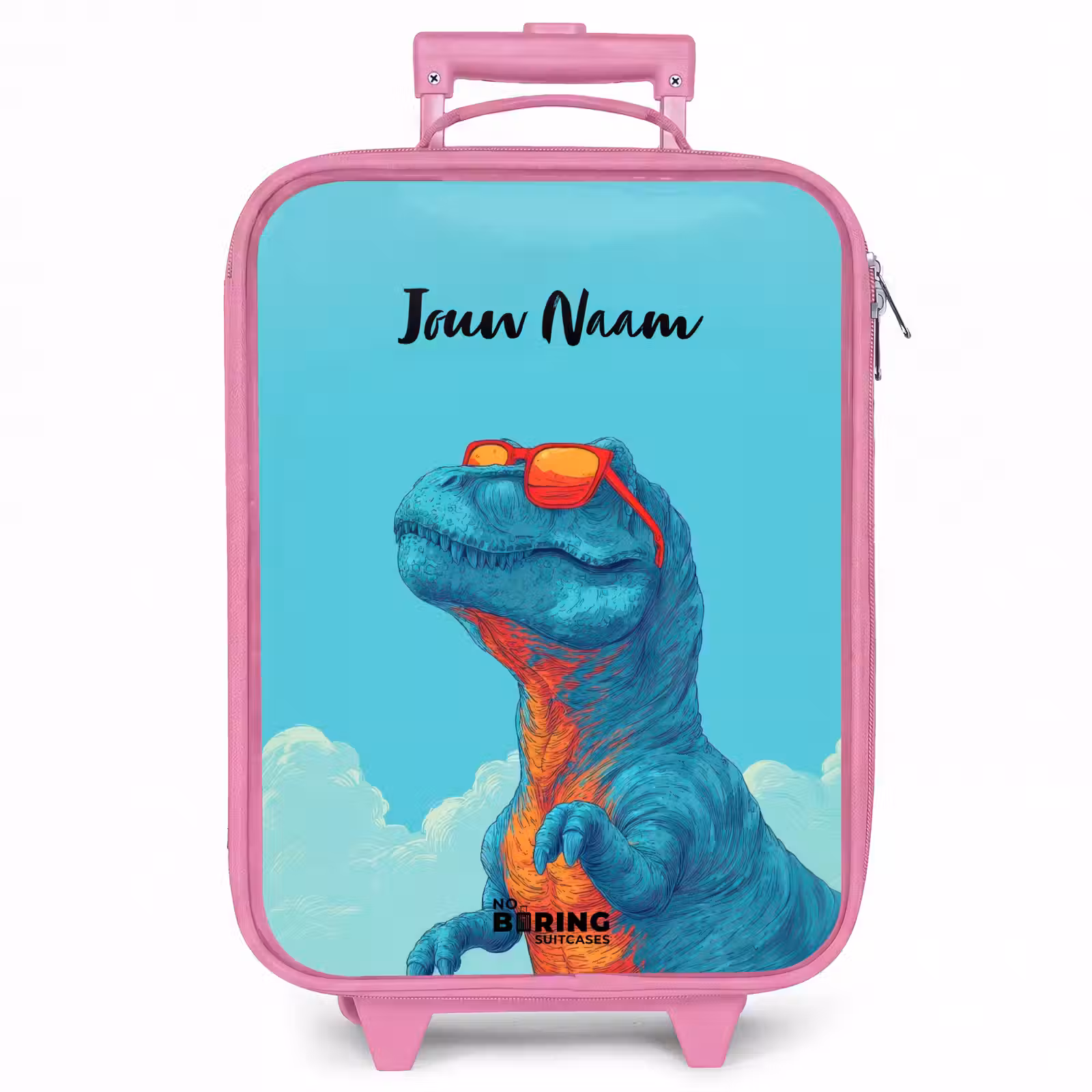 Kinderkoffer - Roze - Dino - Zonnebril - Blauw — 1