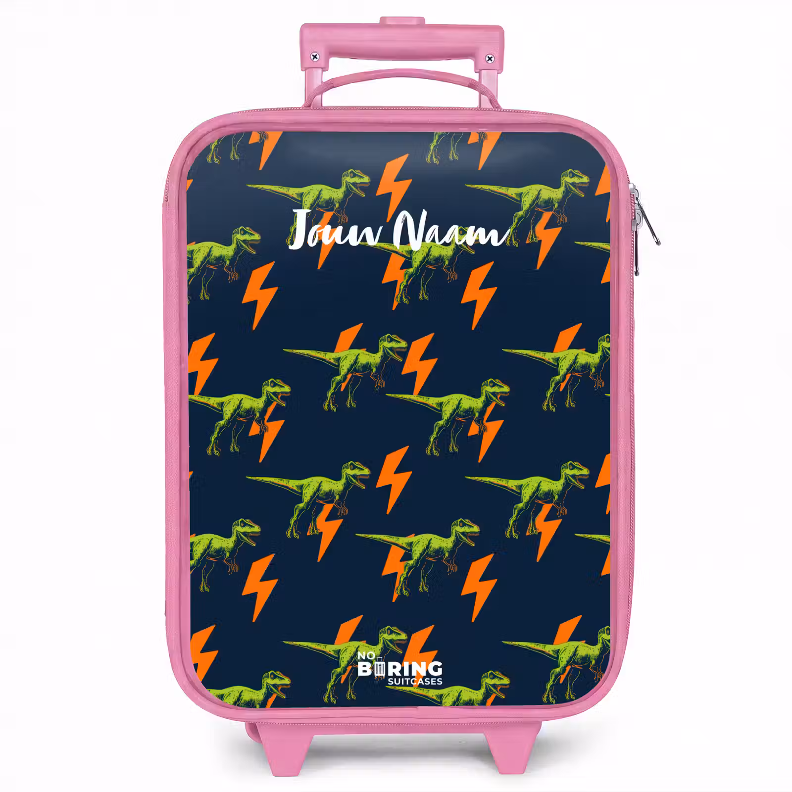 Kinderkoffer - Roze - Dinos - Bliksem - Dieren - Blauw — 1