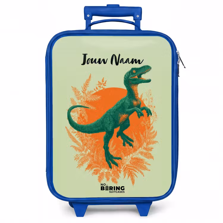Kinderkoffer - Blauw - Dino - Natuur - Groen — 1