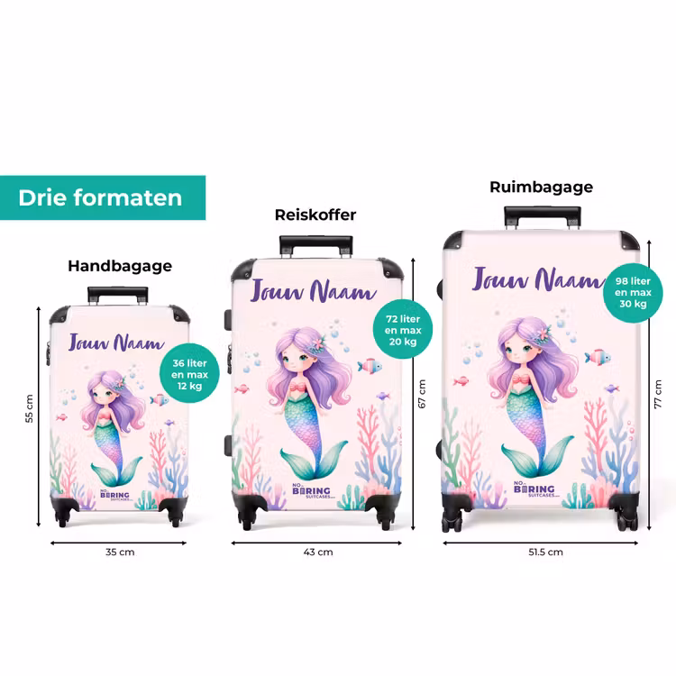 Koffer met naam - Violet vinnen — 3