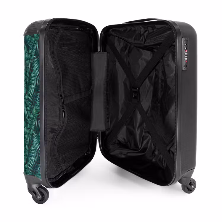 Koffer - Palm bladeren patroon groen — 4