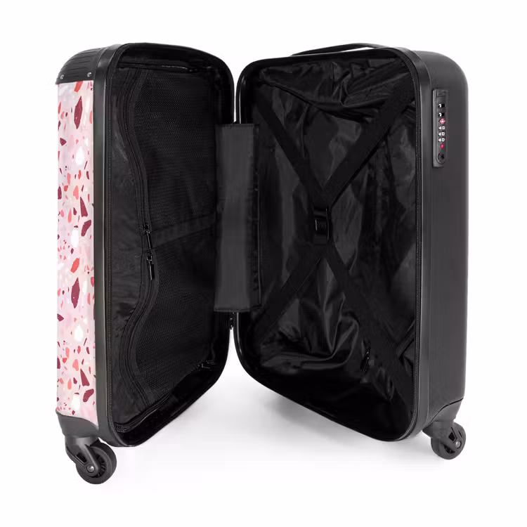 Koffer - Terrazzo patroon roze — 4