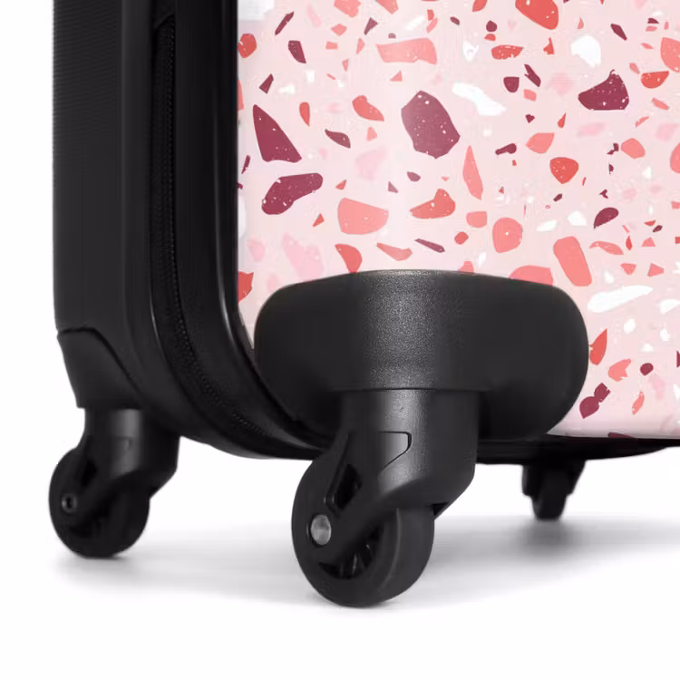 Koffer - Terrazzo patroon roze — 6