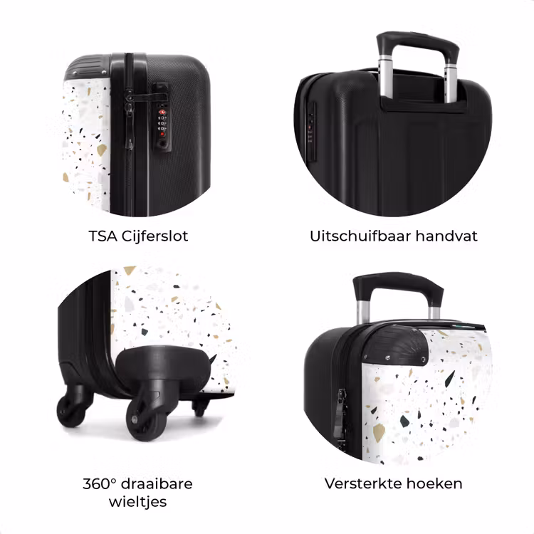 Koffer - Terrazzo patroon neutraal — 7