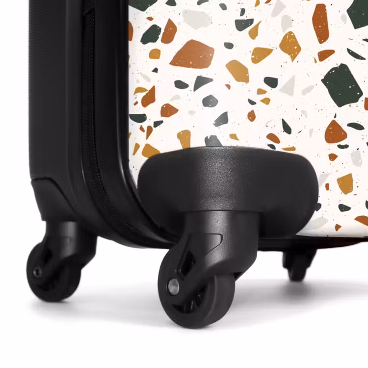 Koffer - Terrazzo patroon roest oker — 6