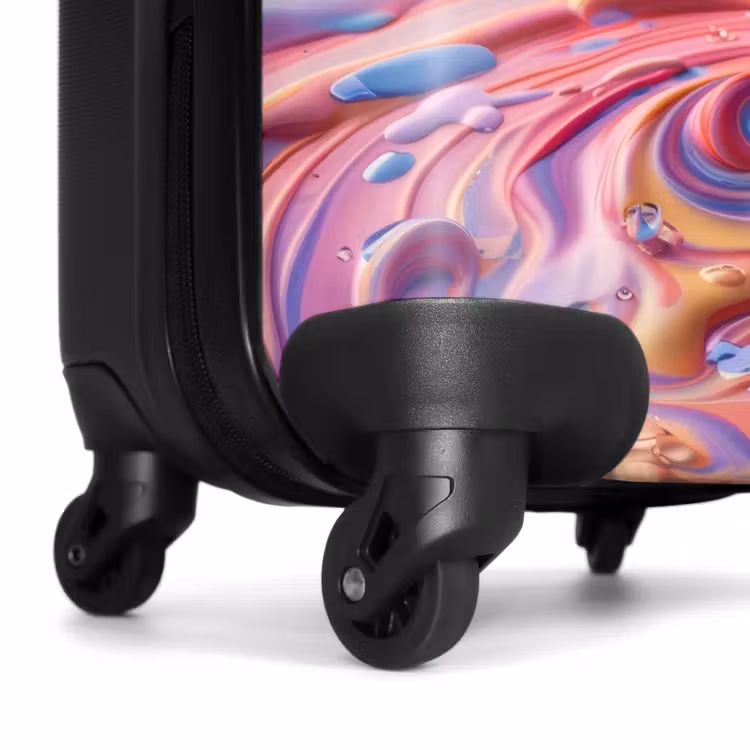 Koffer met naam - Pastel swirl — 7