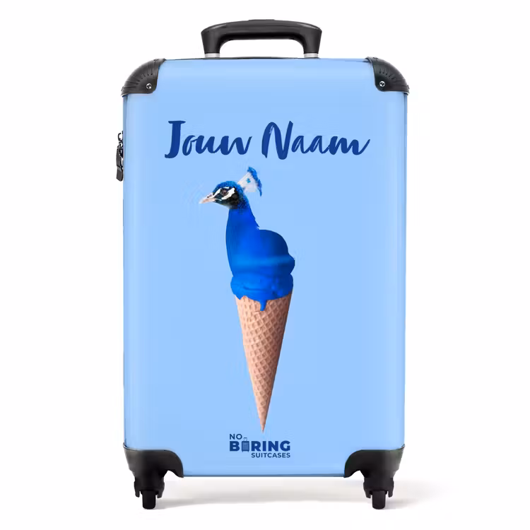 Koffer met naam - Pauwhoorntje — 1