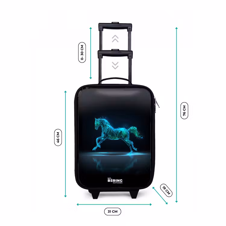 Kinderkoffer - Futuristisch galopperend paard — 6