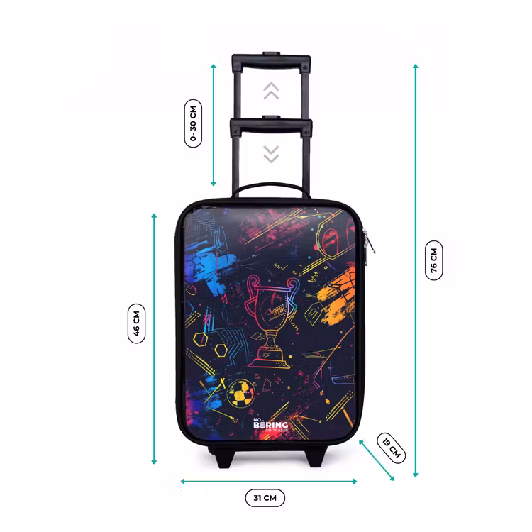 Kinderkoffer - Neon sporttrofee design — 6