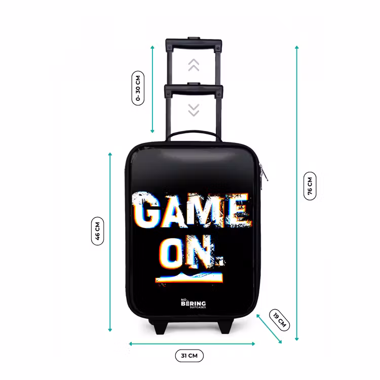 Kinderkoffer - Game on in zwart wit — 6