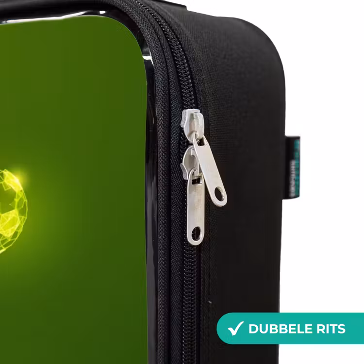 Kinderkoffer - Groene neon omhaal in actie — 5
