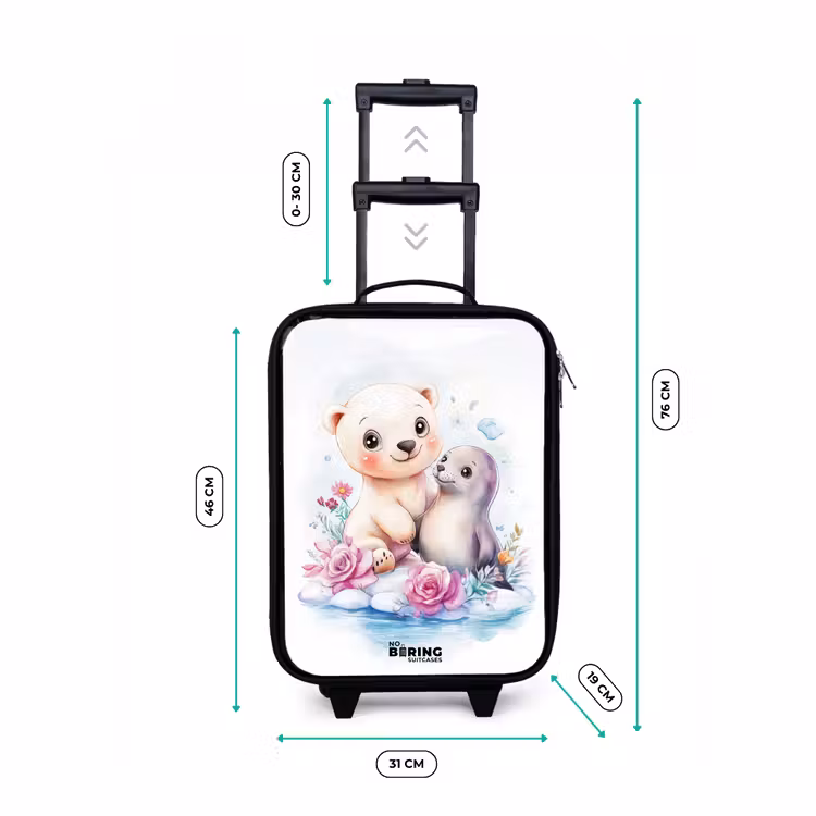 Kinderkoffer - IJsbeer en zeehond op een ijsschots — 6