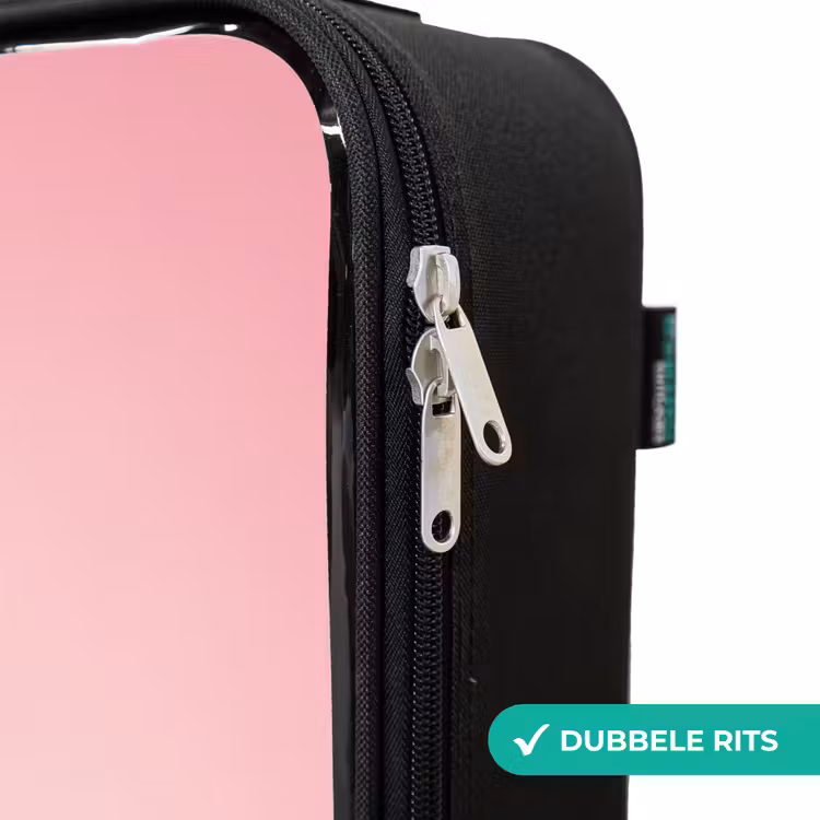 Kinderkoffer - Meisje met witte eenhoorn op roze achtergrond — 5