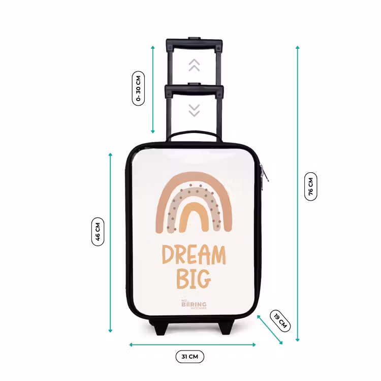 Kinderkoffer - Regenboog met de quote 'Dream Big' — 6