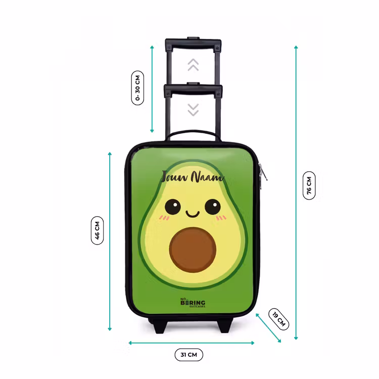 Kinderkoffer - Kawai - Avocado - Groen — 6