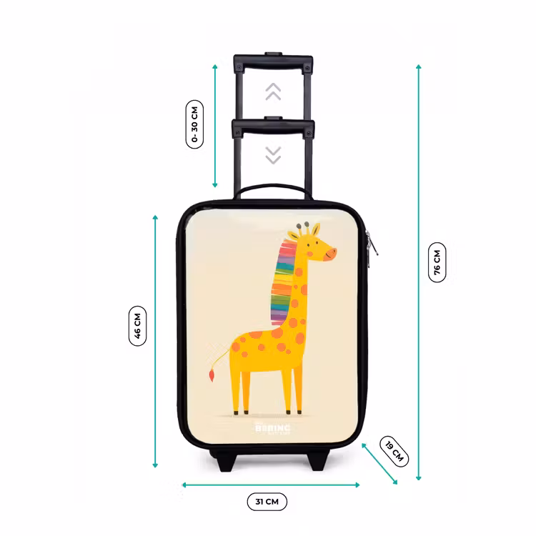 Kinderkoffer - Giraffe - Dier - Kleurrijk — 6
