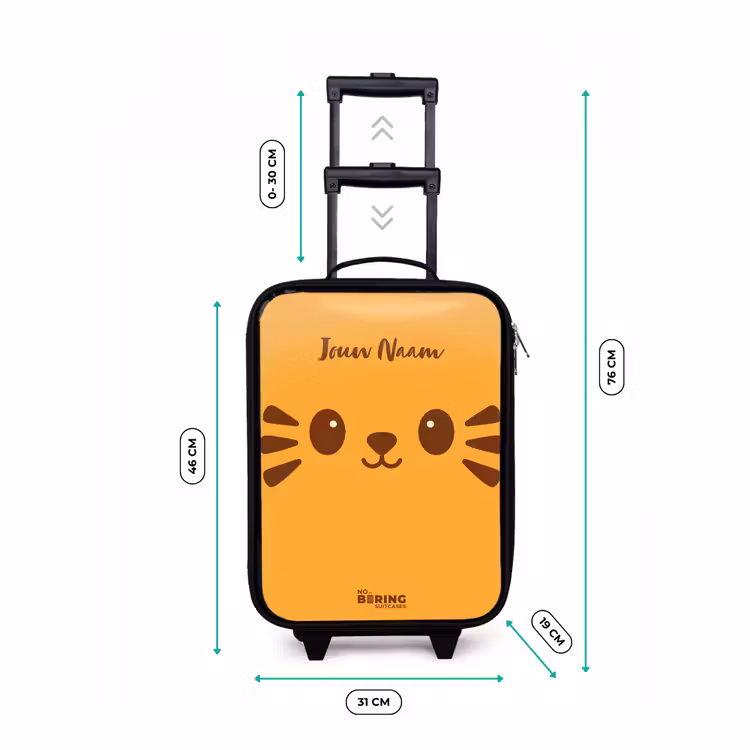 Kinderkoffer - Kawai - Tijger - Oranje — 6