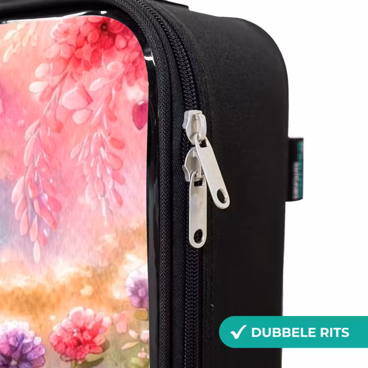 Kinderkoffer - Kitten met regenboog en bloemen — 5