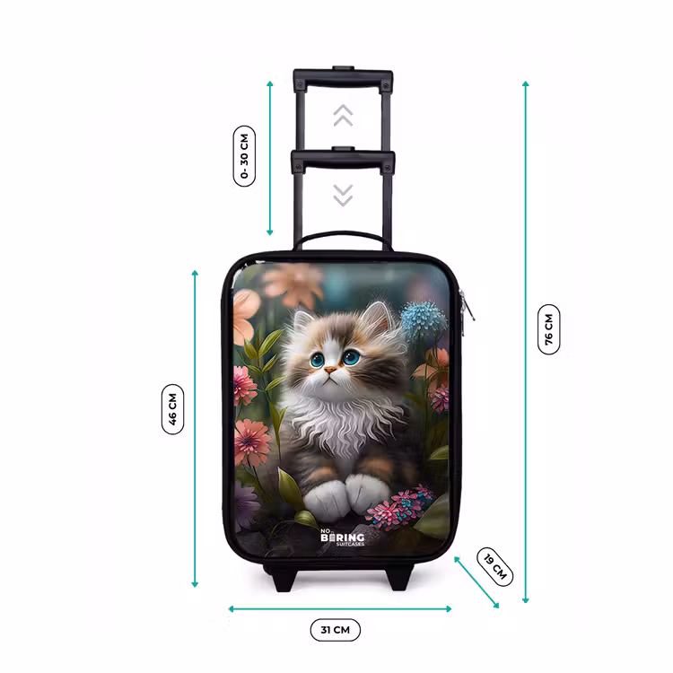 Kinderkoffer - Kitten tussen bloemen — 4