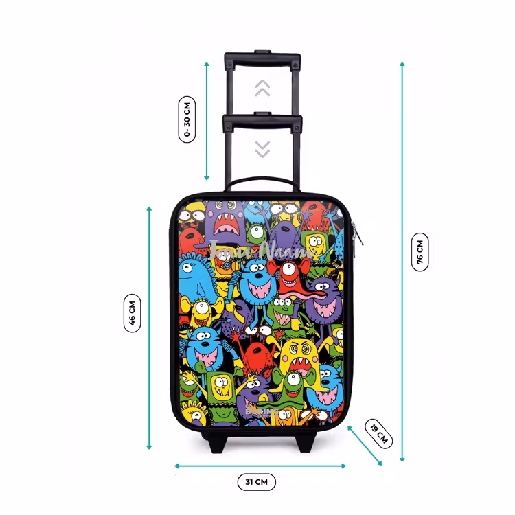 Kinderkoffer - Monsters met Felle Kleuren — 6