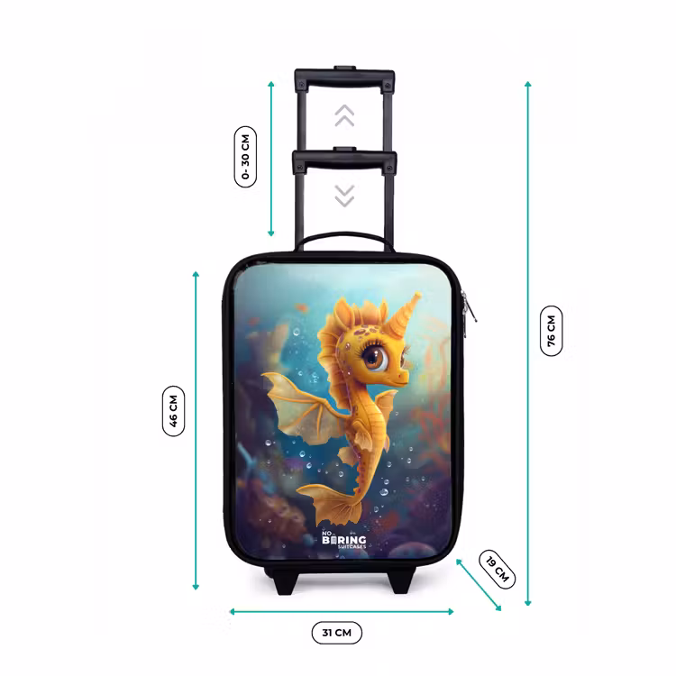 Kinderkoffer - Oranje zeepaardje in het water — 6