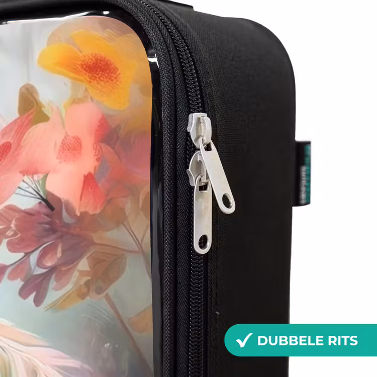 Kinderkoffer - Wit paard omringd door bloemen — 5