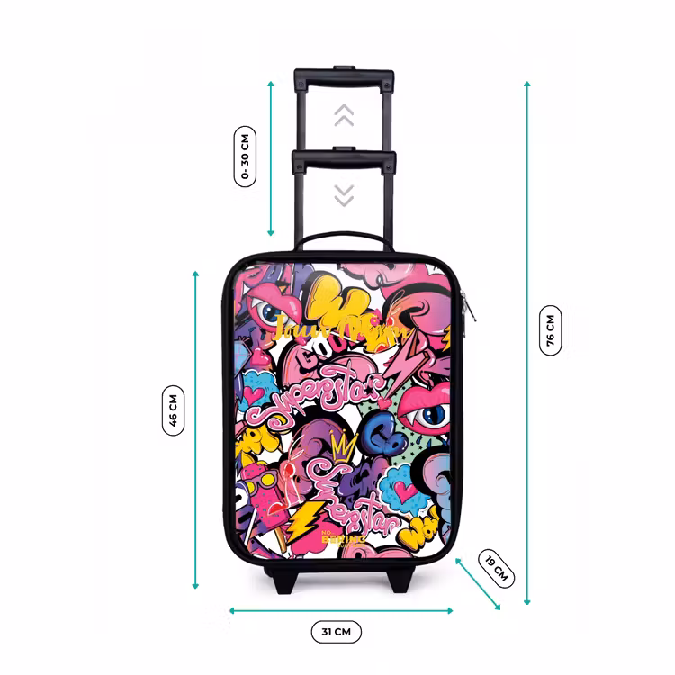 Kinderkoffer - Girly graffiti — 6