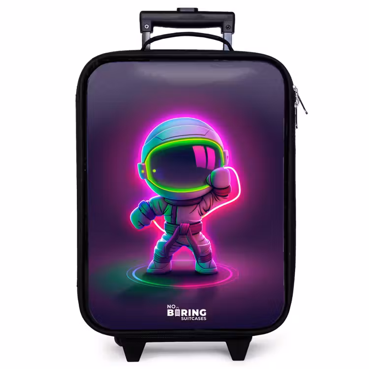 Kinderkoffer - Space karate neon — 1