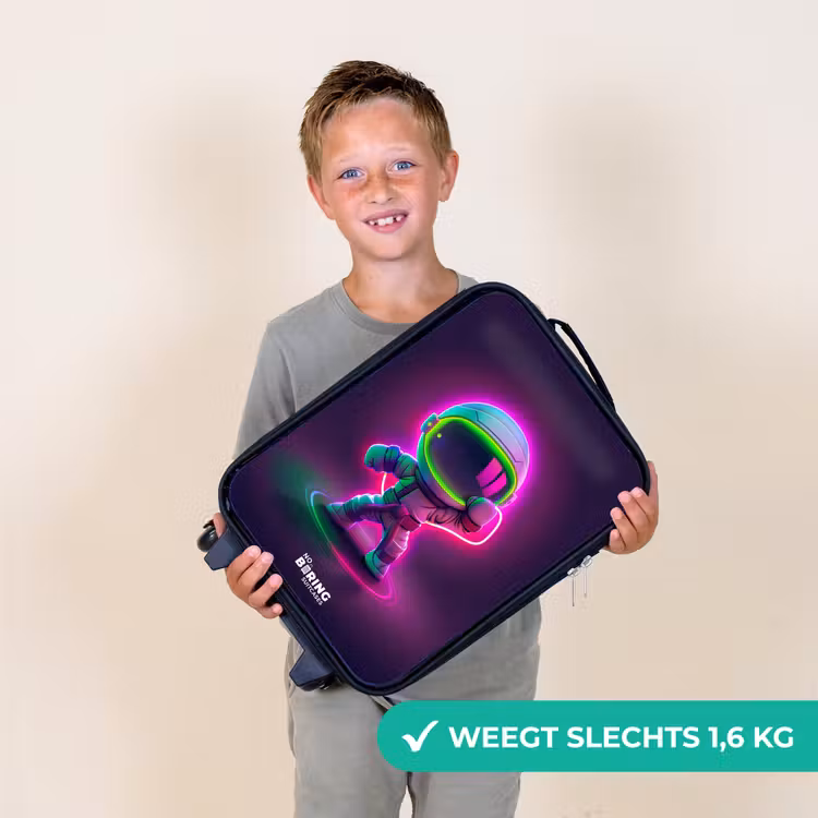 Kinderkoffer - Space karate neon — 2
