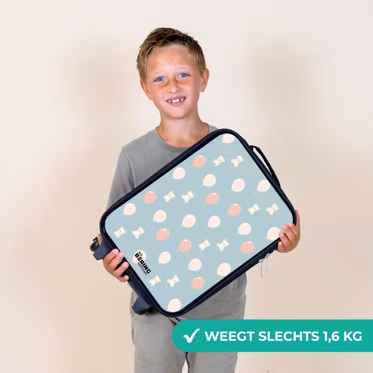 Kinderkoffer - Beertjes in luchtballonnen tussen wolken en ballonnen — 2