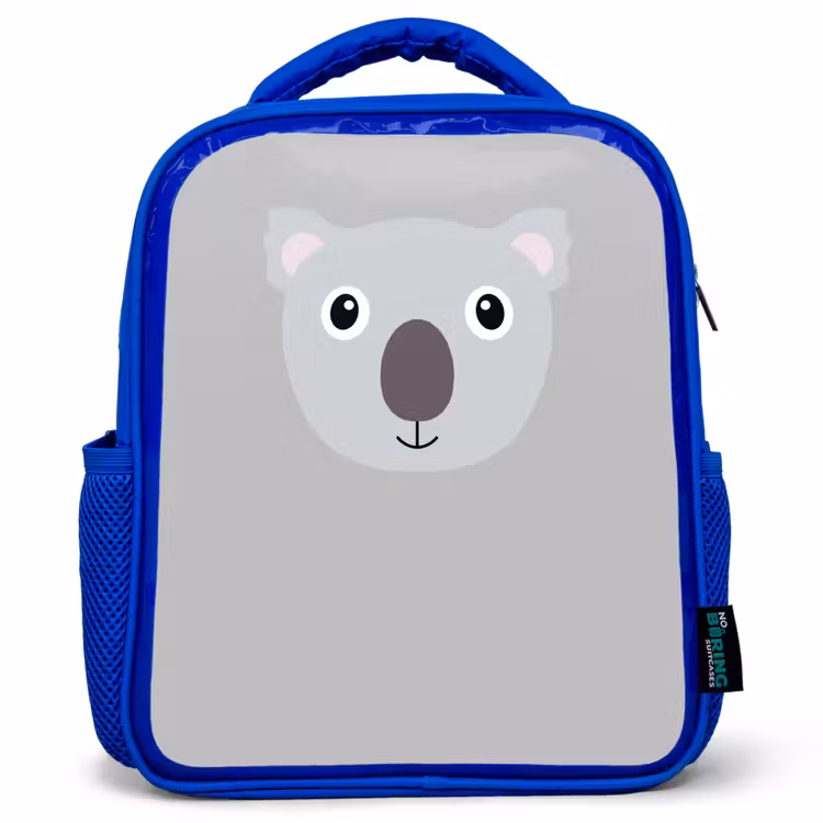 Kinderrugzak - Blauw - Dierenportret - Koala - grijs — 1