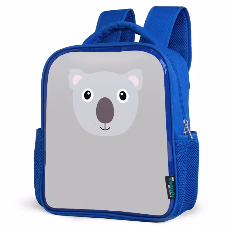 Kinderrugzak - Blauw - Dierenportret - Koala - grijs — 9