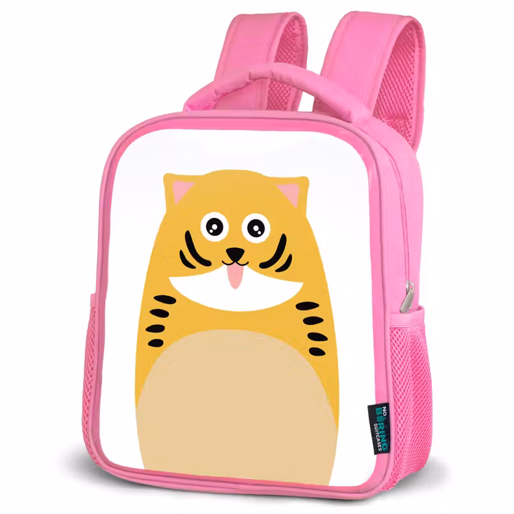 Kinderrugzak - Roze - Dierenportret - kat - kinderen — 6