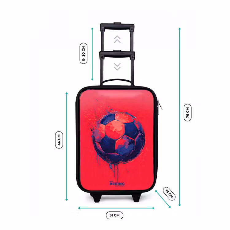 Kinderkoffer - Voetbal - Verf - Blauw - Rood — 6