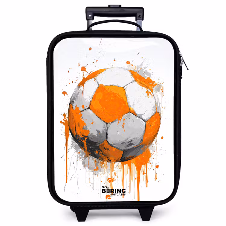 Kinderkoffer - Voetbal - Verf - Oranje — 1
