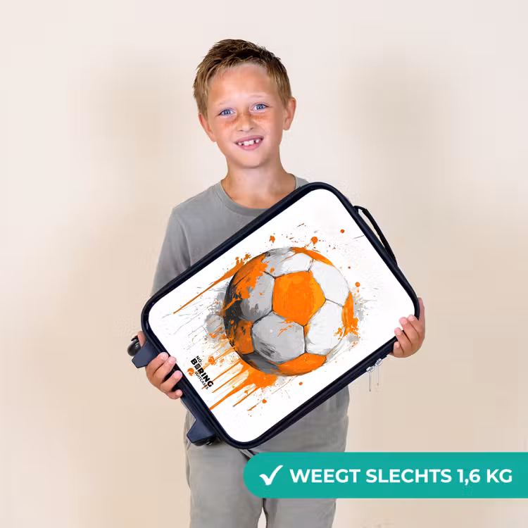 Kinderkoffer - Voetbal - Verf - Oranje — 2