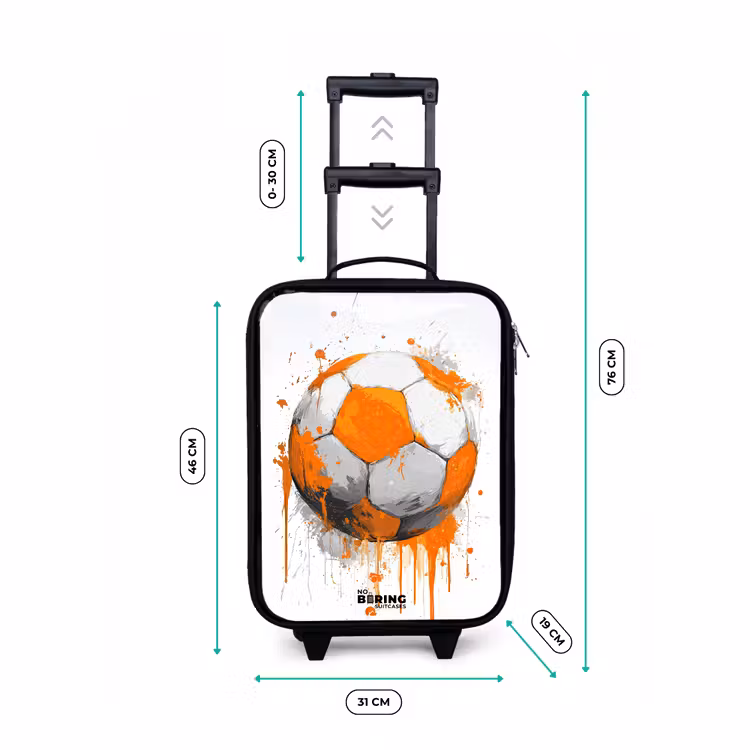 Kinderkoffer - Voetbal - Verf - Oranje — 6