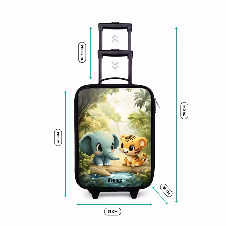Kinderkoffer - Olifant - Tijger - Bos - Jungle — 6