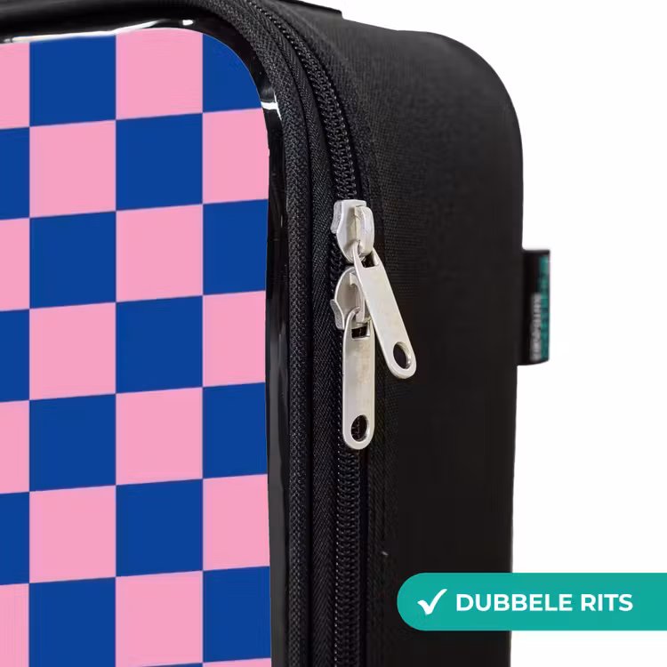 Kinderkoffer - Blokjes - Blauw - Roze — 5