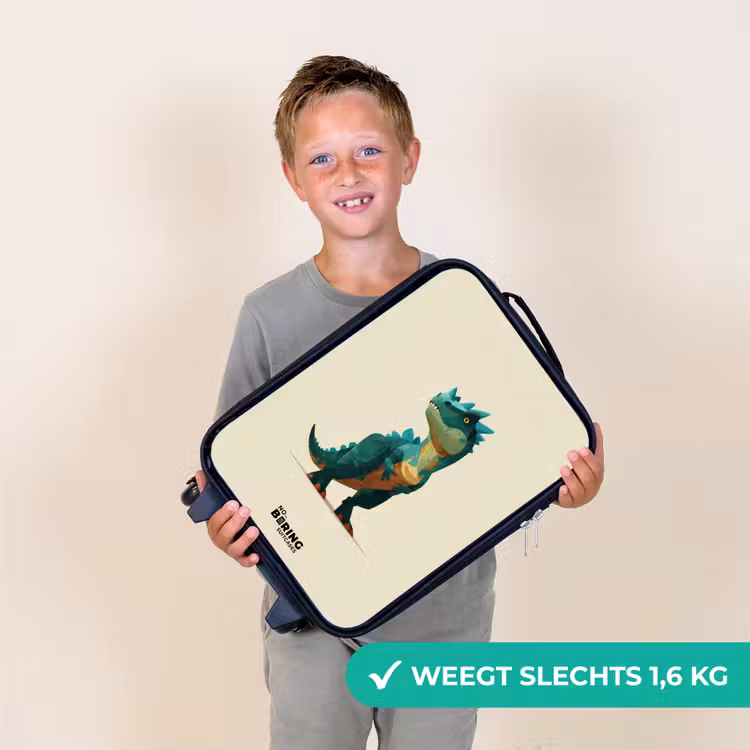 Kinderkoffer - Dino - Dier - Groen — 2