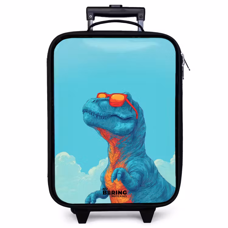 Kinderkoffer - Dino - Zonnebril - Blauw — 1