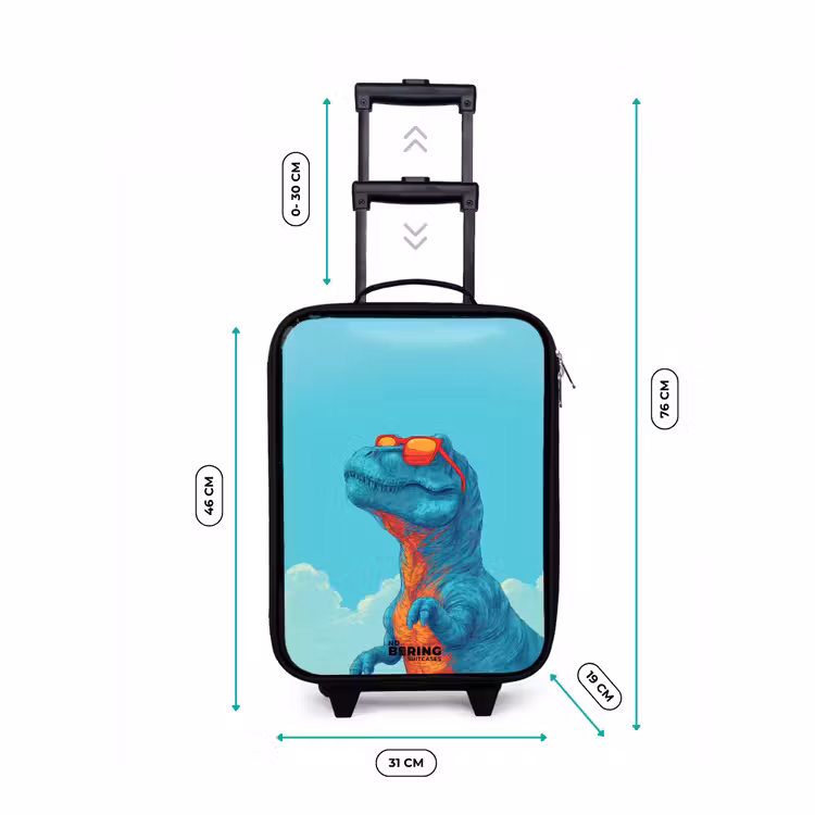 Kinderkoffer - Dino - Zonnebril - Blauw — 6