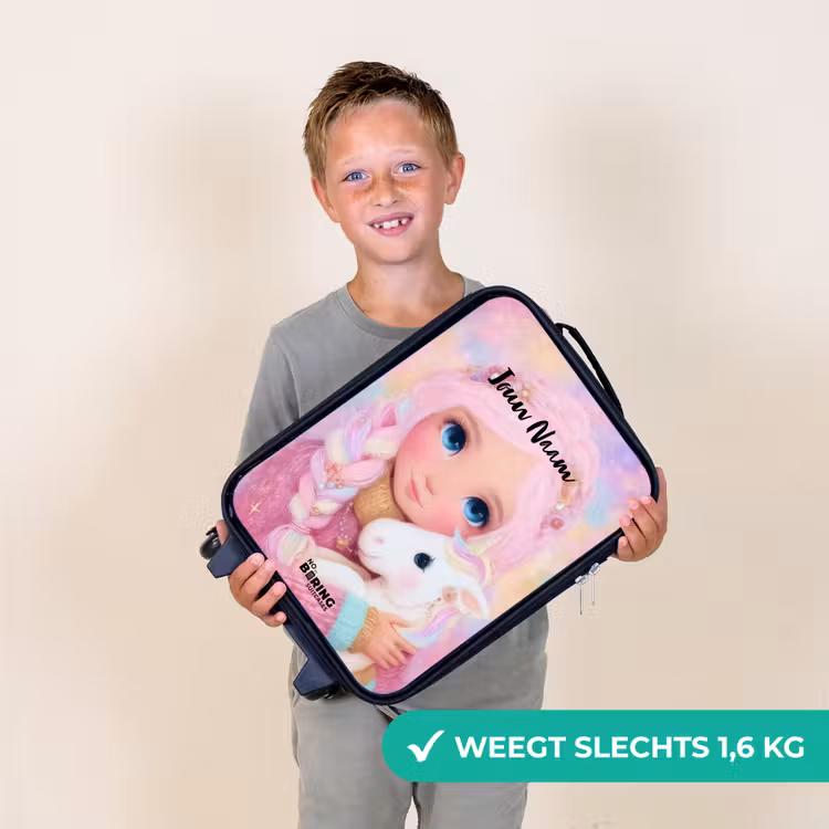 Kinderkoffer - Meisje - Eenhoorn - Roze — 2