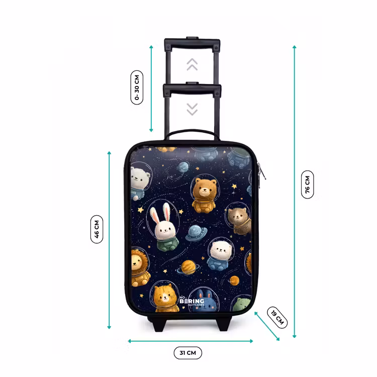 Kinderkoffer - Dieren - Astronaut - Planeten - Sterren — 6