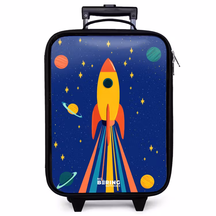 Kinderkoffer - Raket - Sterren - Planeet - Ruimte — 1