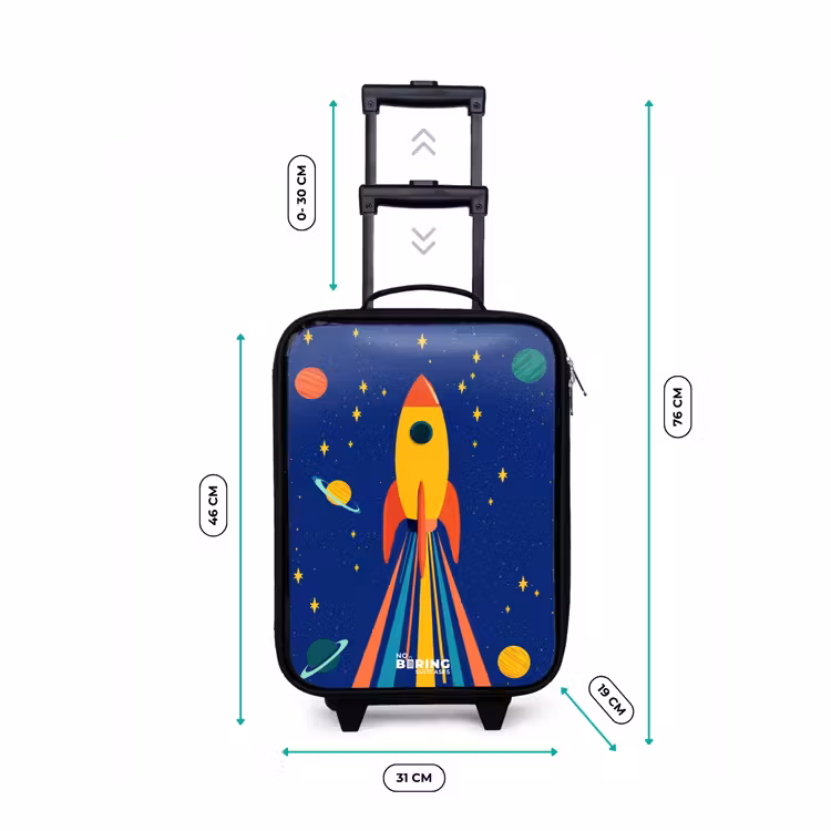 Kinderkoffer - Raket - Sterren - Planeet - Ruimte — 6