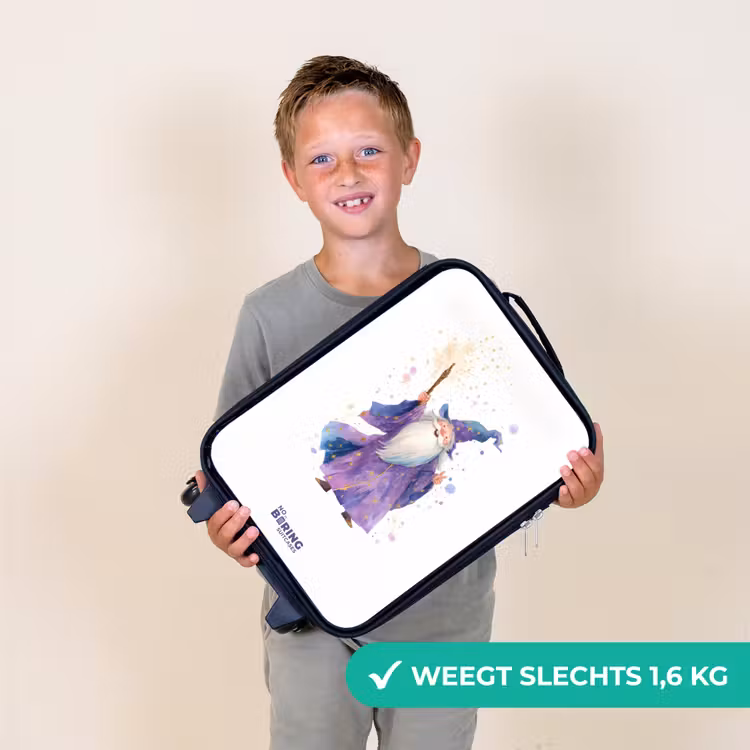 Kinderkoffer - Oude tovenaar met staf — 2