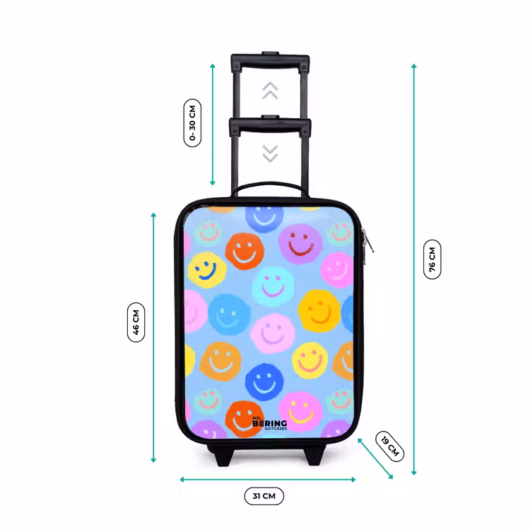 Kinderkoffer - Vrolijk patroon van smileys — 6