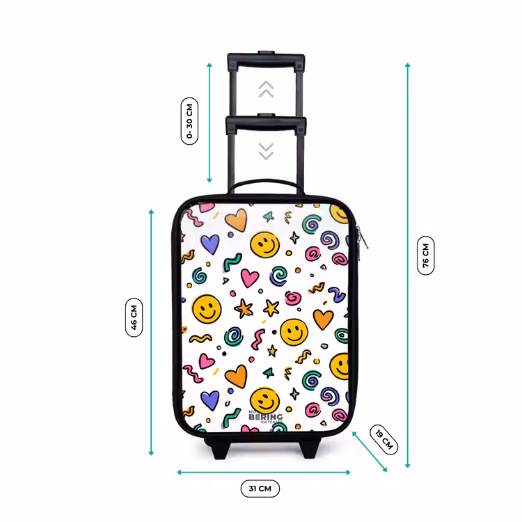 Kinderkoffer - Smiley - Hartje - Ster — 6