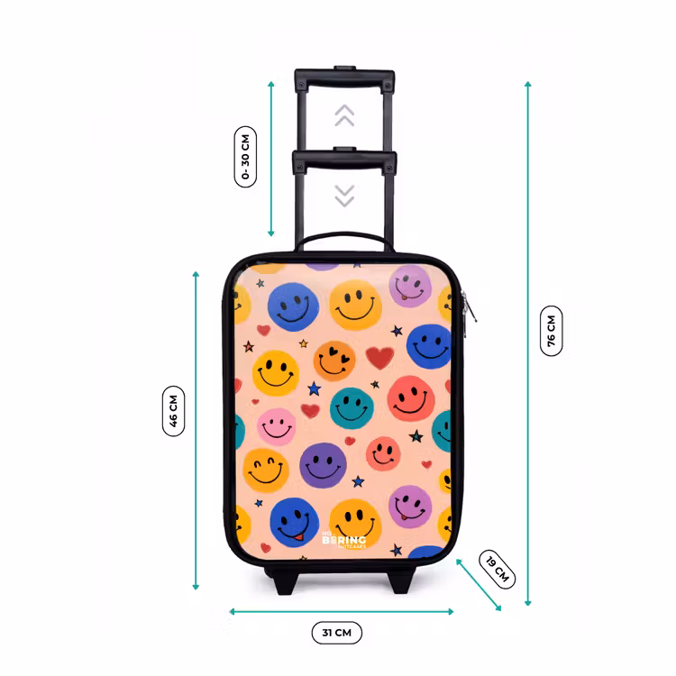 Kinderkoffer - Vrolijk Smiley-patroon — 6